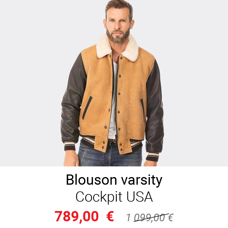 Blouson varsity