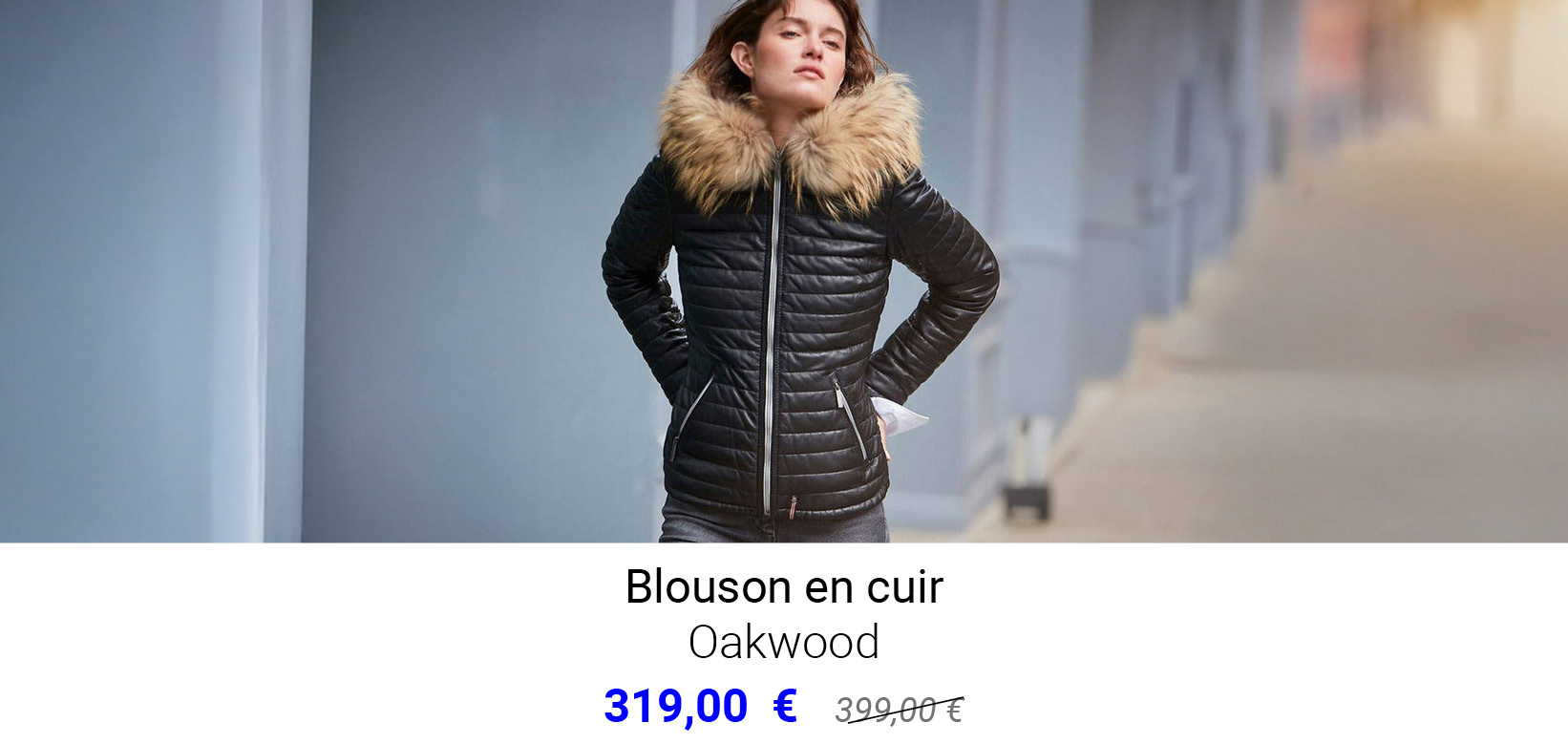 Blouson en cuir